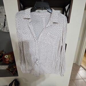 Hippie Rose Pastel Animal Print Top